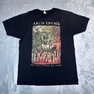 Arch Enemy T-Shirt Mens L Black War Eternal 2014 Tour You Will Know My Name Tee